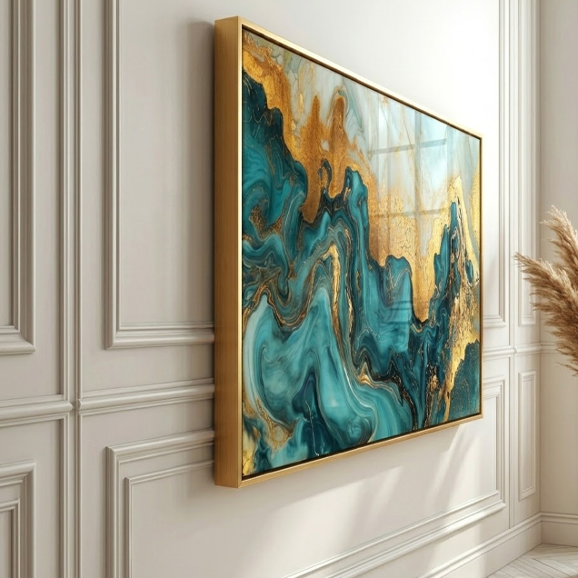 Azure Marble Art image